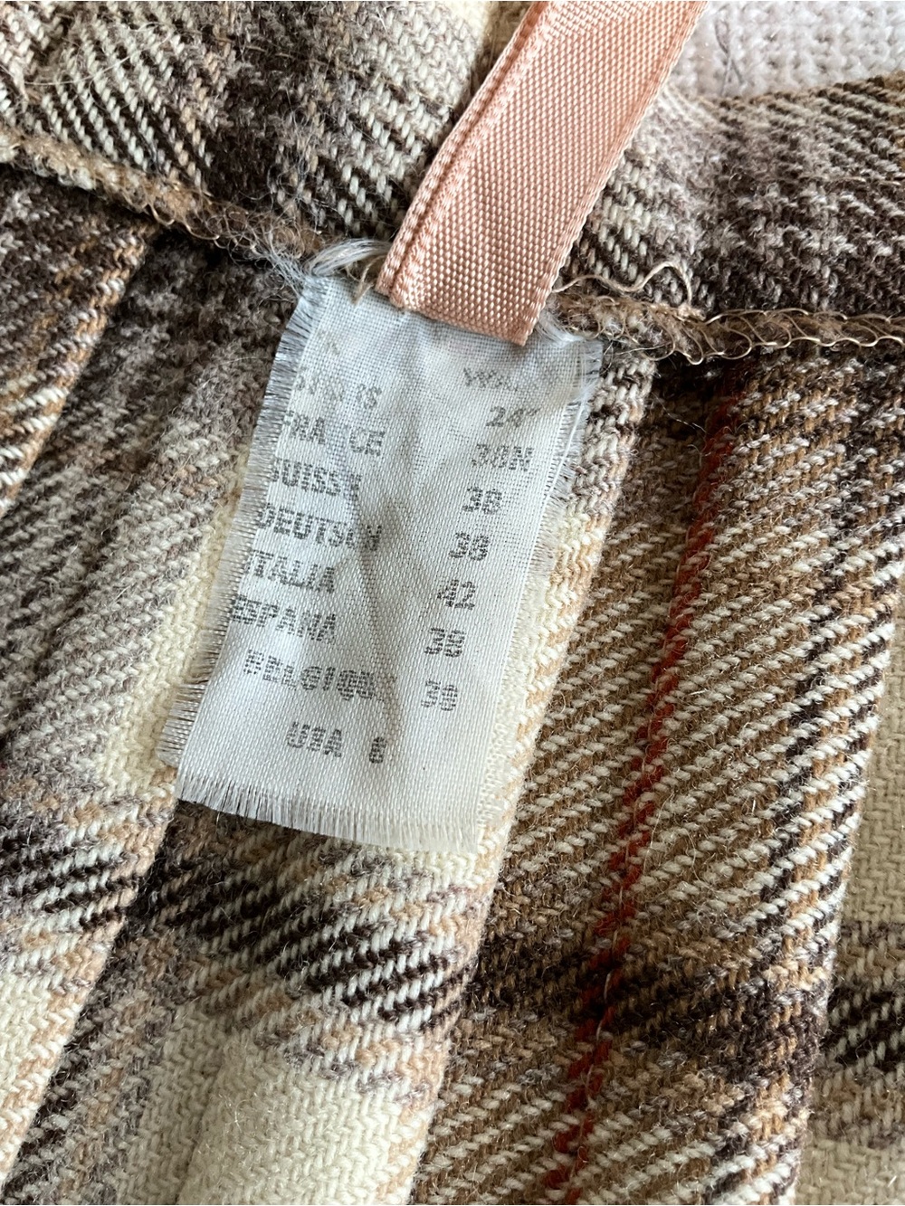 Vintage Laird-Portch Scotland Pure Wool Tartan Kilt Skirt Plaid Midi 6 - Picture 11 of 12